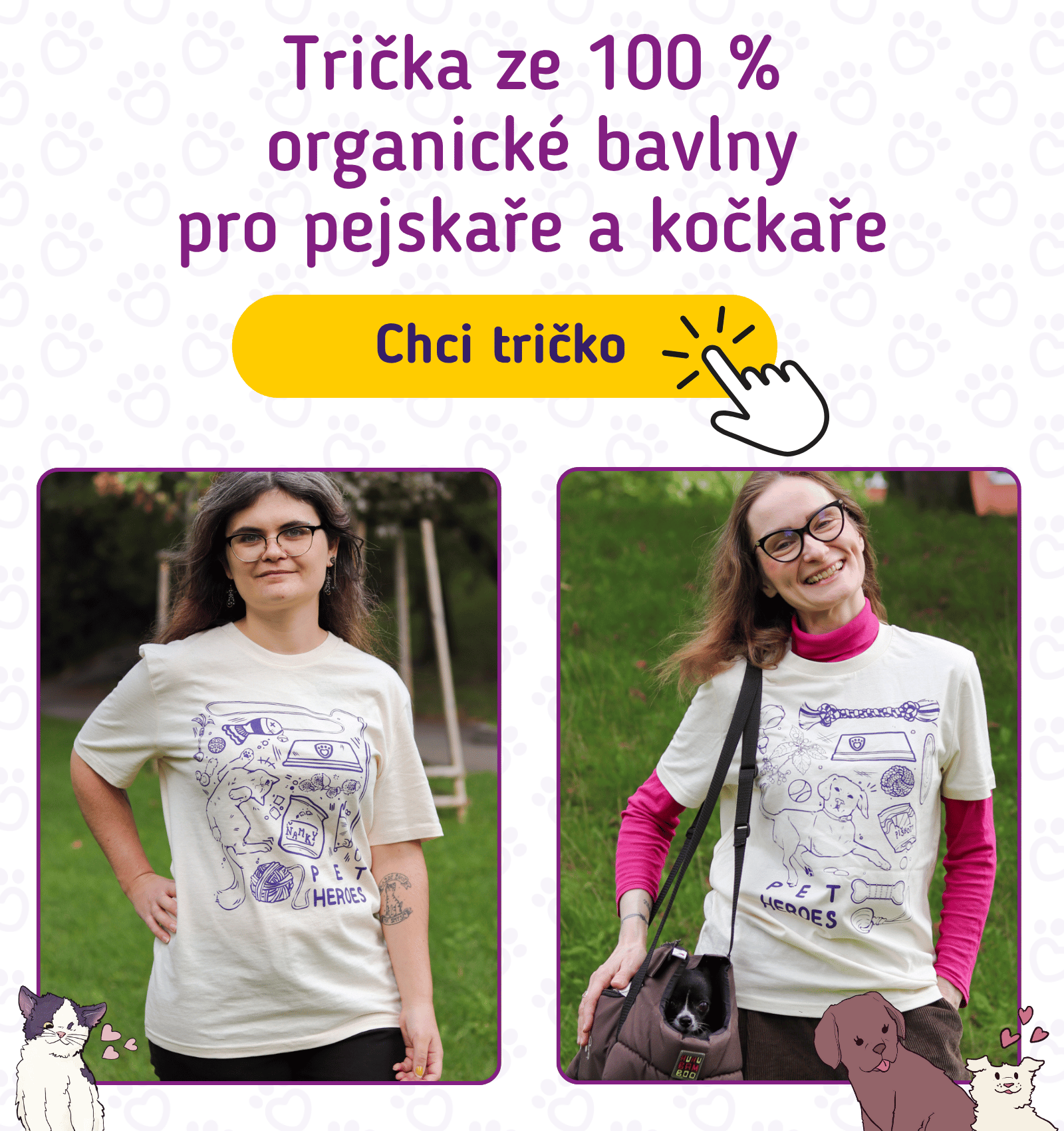 tričko Výbava pro pejskaře a kočkaře